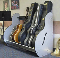 School Music Instrument Storage Unit Band Room Guitar Unit
