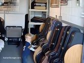 Our guitar case rack protects from children