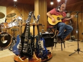 carousel stand in recording studio