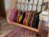 electric and acoustic stand