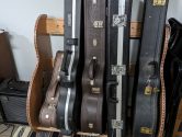 guitar case rack