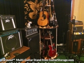 colorado studio with a multiple guitar stand