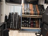 single and double tier guitar shelves