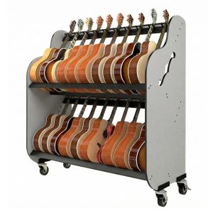 Angled Acoustic Guitar Shelves