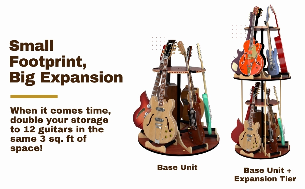 Highlights of Carousel Guitar Rack