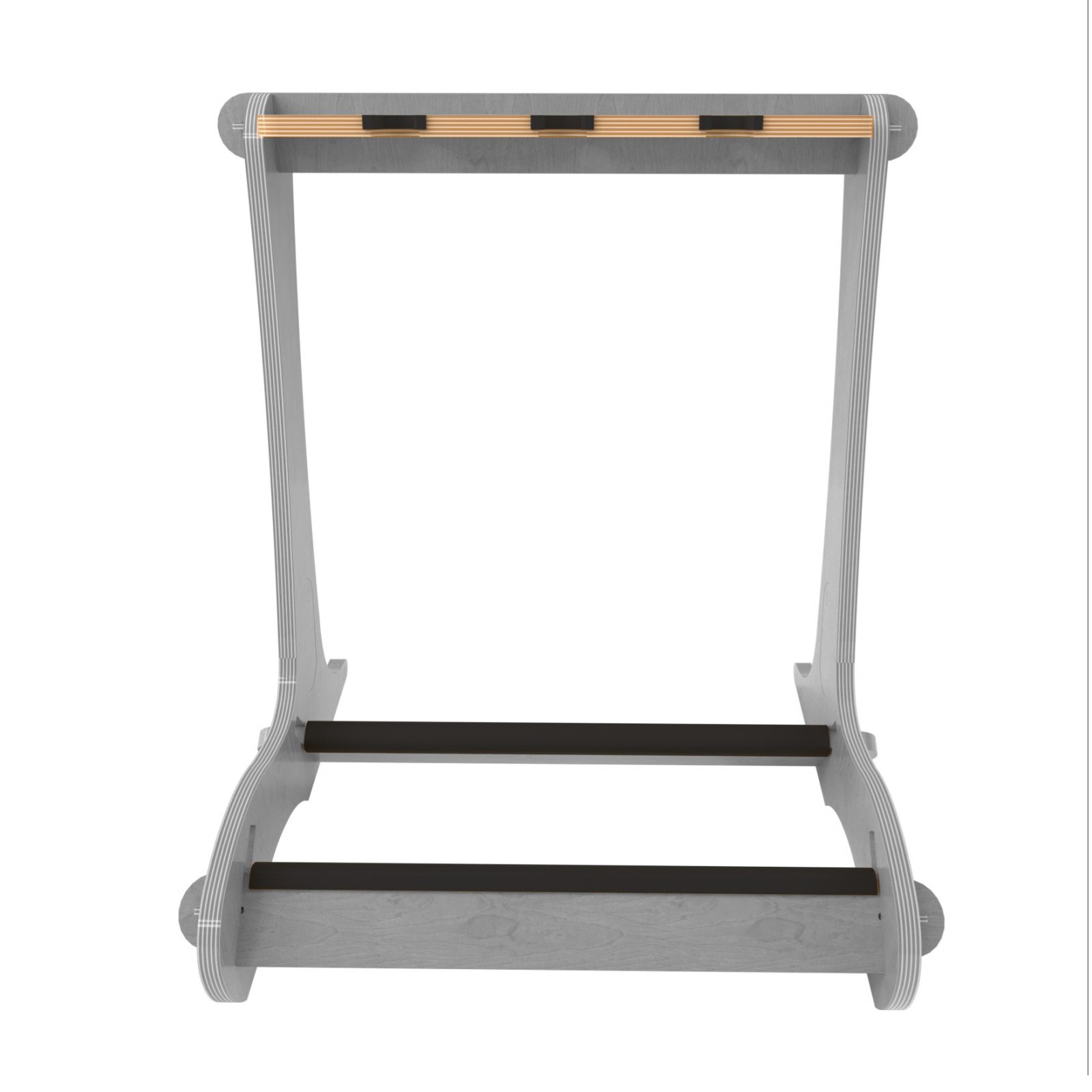 The 3 Guitar Rail Add-On, Placed On a VM3C 3 guitar rail add-on